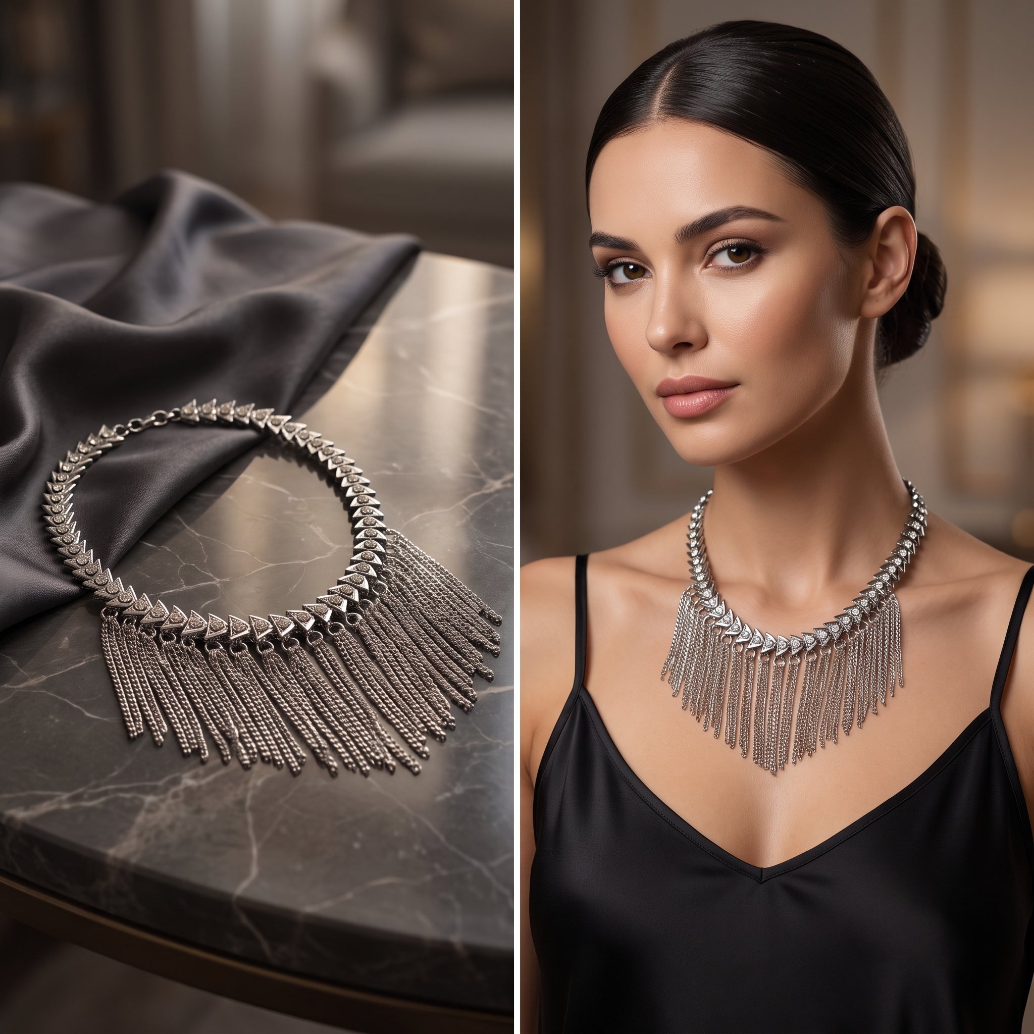 Crystal Statement Necklace for Women | Artificial Jewelry