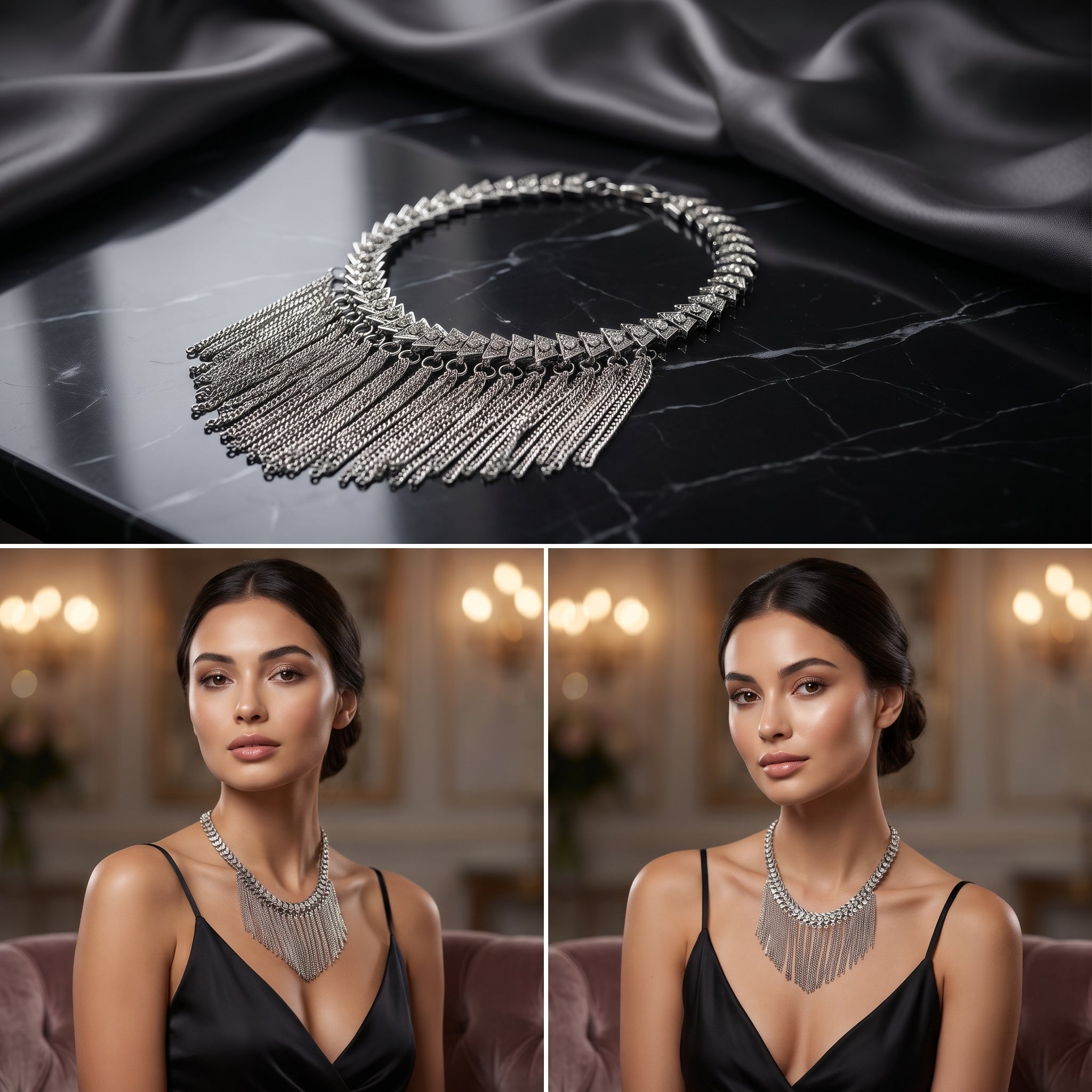 Crystal Statement Necklace for Women | Artificial Jewelry
